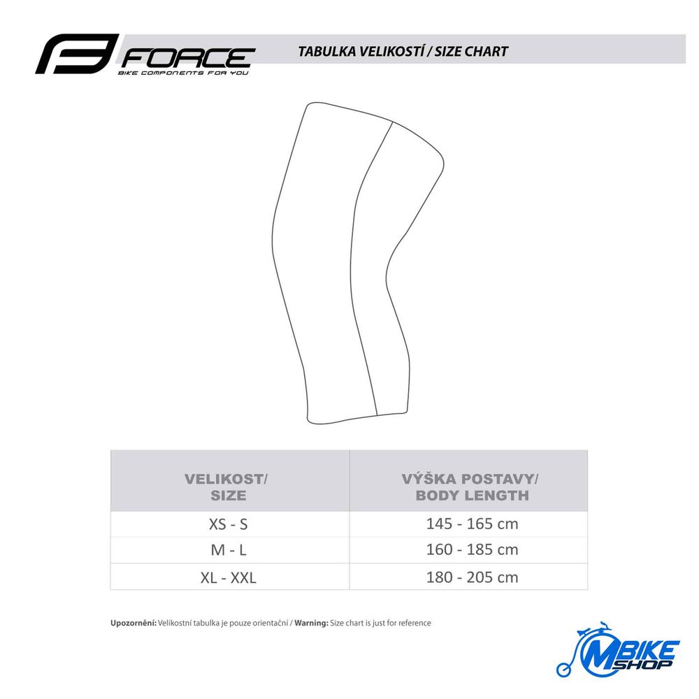 Force Navlake za koljena Breeze Black XL-XXL slika 2