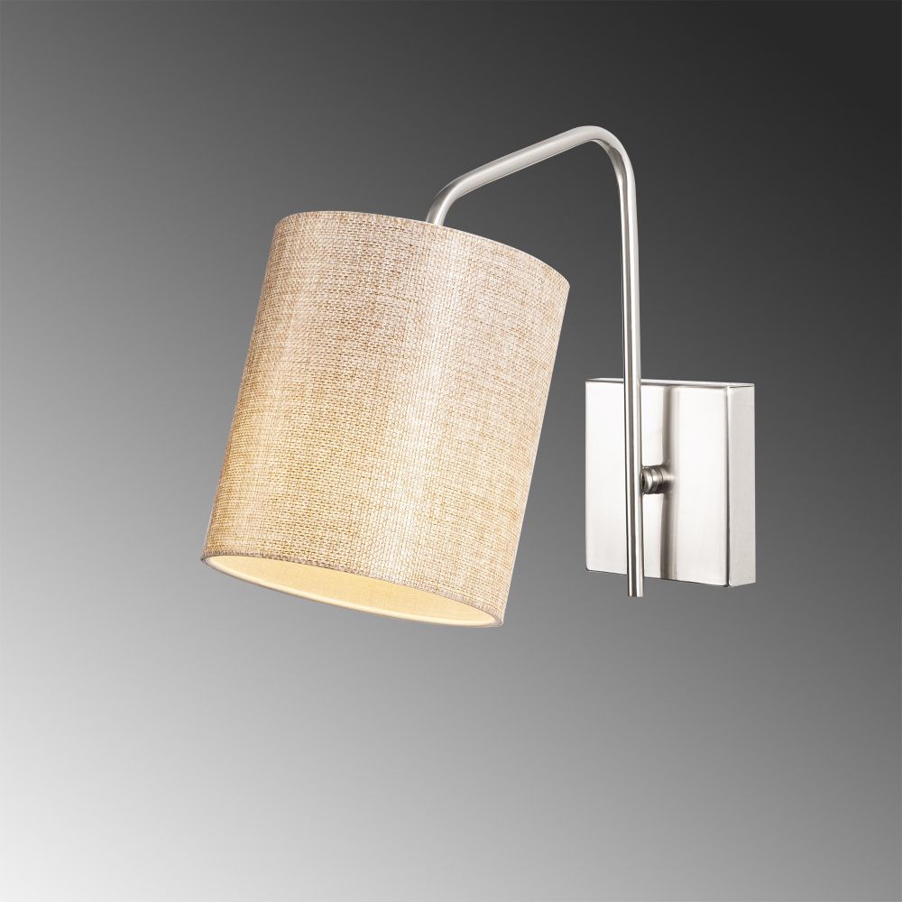 Zidna Lampa Ve - 6001 Nickel Cream slika 4