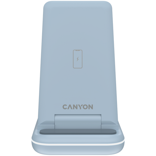 CANYON wireless charger WS-304 15W 3in1 Blue slika 3