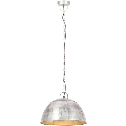 Industrijska viseća svjetiljka 25 W srebrna okrugla 41 cm E27 slika 4