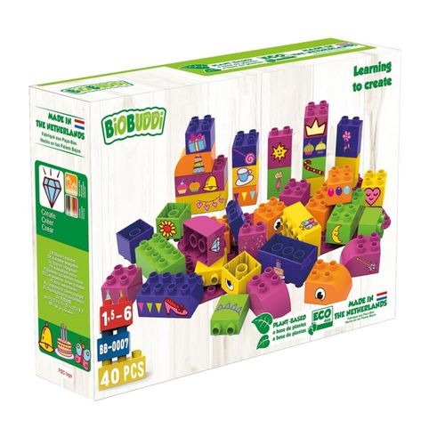 Biobuddi set kocke Learning to Create 40pcs BB-0007 slika 1