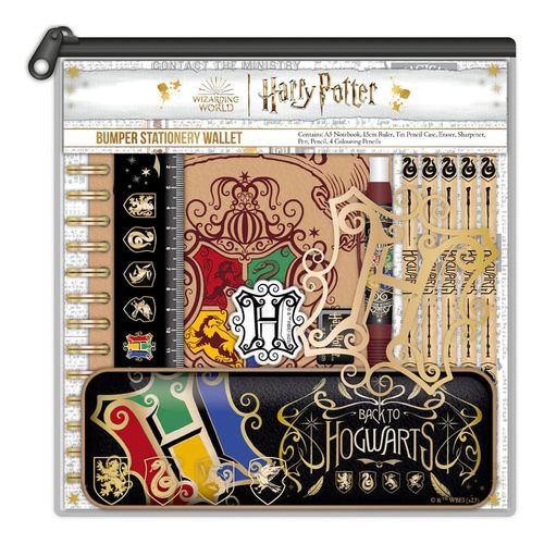 Harry Potter Bumper Stationery Set - Colorful Crest slika 1