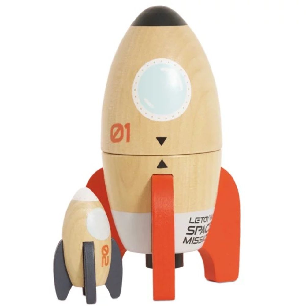 Le Toy Van Drvena raketa, 2kom slika 1