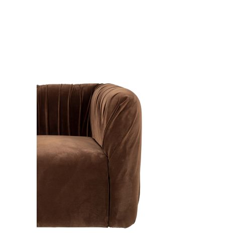 Atelier Del Sofa Space Velvet Brown Wing Chair slika 3