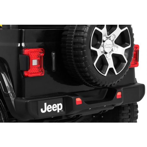 Licencirani auto na akumulator Jeep Wrangler Rubicon 4x4 - crni slika 5