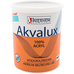 AKVALUX Vodorazredivi akrilni bezbojni lak 750ml