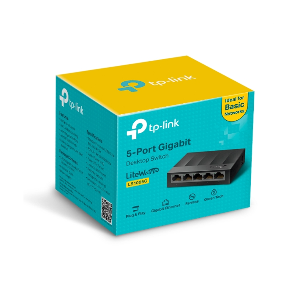 TP-Link LS1005G 5-portno gigabit mrežno stikalo slika 5
