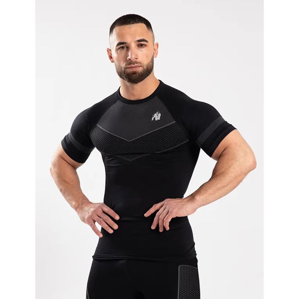 Gorilla Wear NORTON Bešavna majica, Crna slika 1