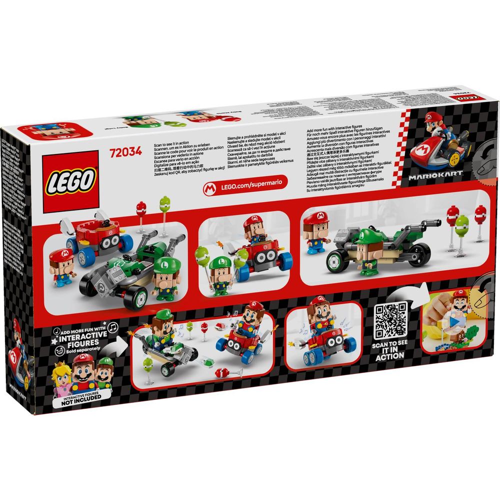 LEGO 72034 Mario Kart™ – Baby Mario i Baby Luigi u utrci slika 13