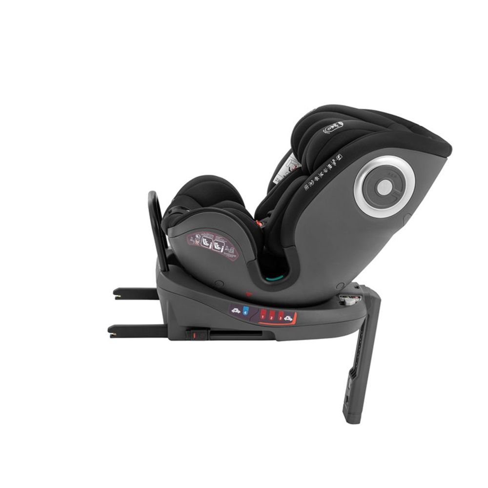 Kikka Boo Rotirajuća auto-sjedalica i-Conic i-Size 0-36kg (40-150cm) Black Isofix slika 10