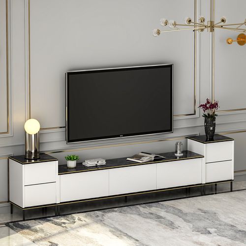 Imaj - White, Marble White
Black
Gold TV Unit slika 2