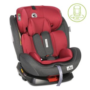 LORELLI LYRA Autosjedalica ISOfix SPS 360° Black & Red 0-12 godina/0-36 kg (0+/1/2/3)