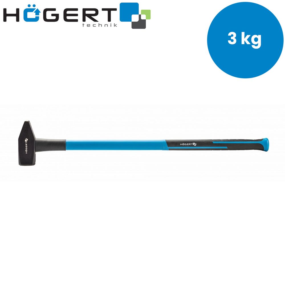 Högert Bravarski čekić - bat, 3 kg, fiberglas drška slika 1