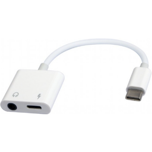 A-CM-3.5FP-01 Gembird USB type-C plug to stereo 3.5 mm audio adapter cable, with extra power socket slika 2