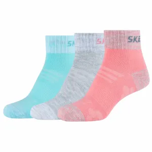 Skechers 3ppk wm mesh ventilation quarter socks sk42022-3060