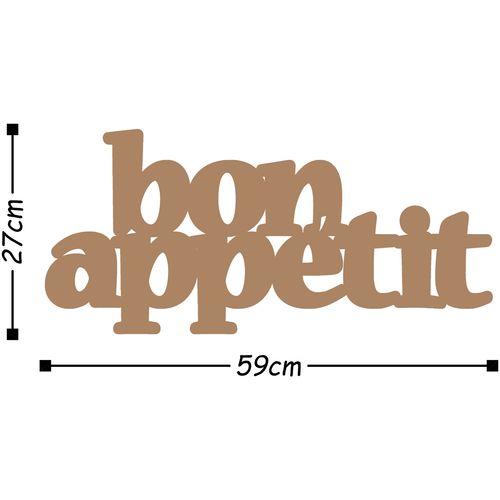 Wallity Zidna dekoracija metalna, Bon Appetit 2 - Copper slika 3