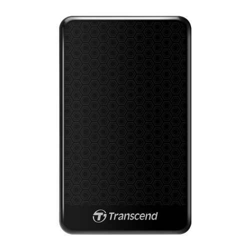 Transcend TS1TSJ25A3K External HDD 1TB, A3K, USB3.0, 2.5", Anti-shock system, Backup software, 182 gr, Black slika 1