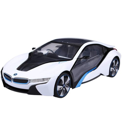 Rastar RC automobil BMW i8 1:14-sa svetlom-bel,siv slika 1