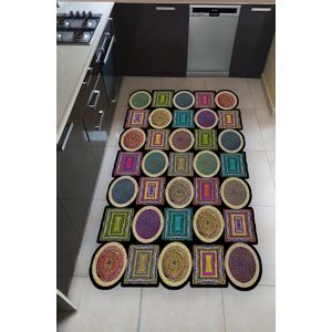 TANKA Staza HMNT959 Multicolor Hall Carpet (80 x 300)