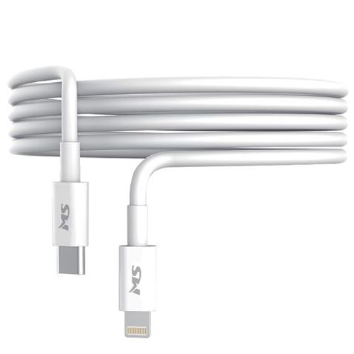 MS CABLE USB-C -> LIGHTNING, 2m, bijeli slika 1