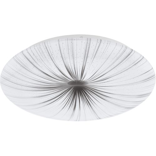 Eglo Nieves plafonjera/1, led, 24w, 2400lm, prom 410, bijela/srebrna  slika 1