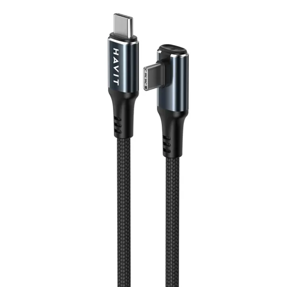 HAVIT KABEL ZA MOB Type C-Type C kutni CB6314, crno-plava 3metra slika 1