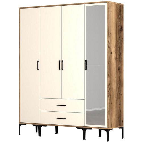 Kumsal STR - Walnut, Cream Walnut
Cream Wardrobe slika 5