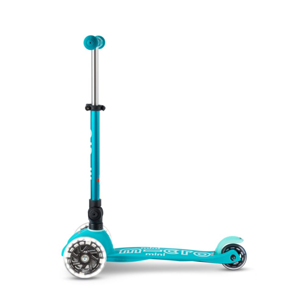 Micro Romobil Mini Deluxe Foldable LED, Aqua slika 3