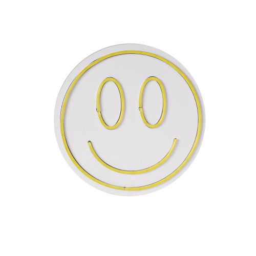 Wallity Ukrasna plastična LED rasvjeta, Smiley - Yellow slika 13