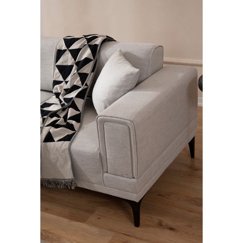 Ugaona Sofa- Krevet Horizon Left - Ecru Boja slika 4