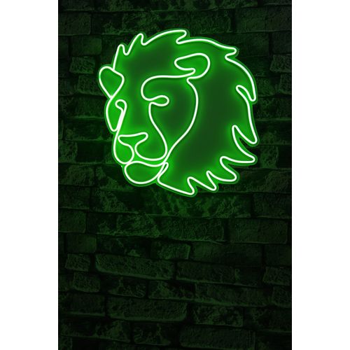 Wallity Ukrasna plastična LED rasvjeta, Lion - Green slika 10