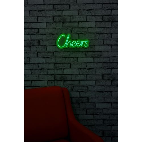 Wallity Ukrasna plastična LED rasvjeta, Cheers - Green slika 12