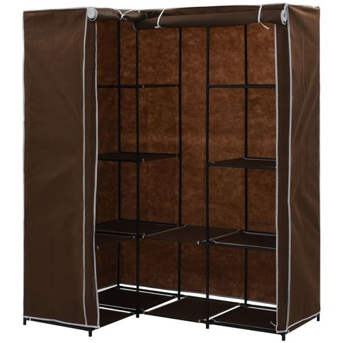 282450 Corner Wardrobe Brown 130x87x169 cm slika 34