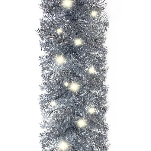 Božićna girlanda s LED svjetlima 5 m srebrna slika 14