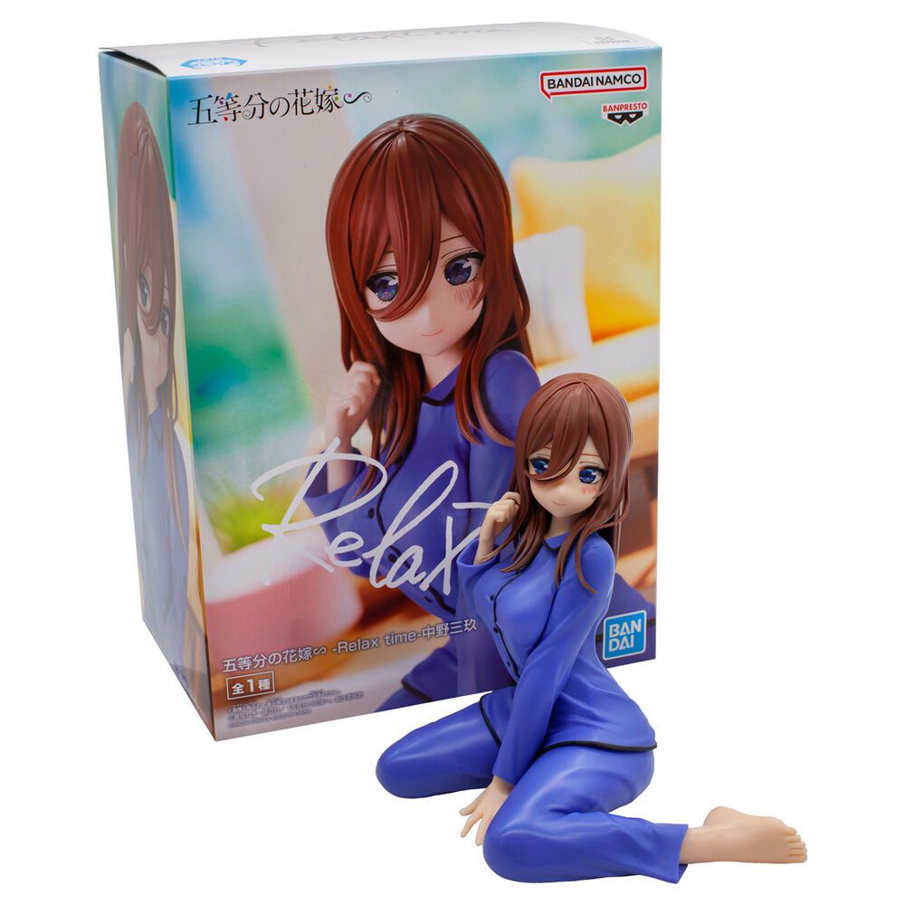 The Quintessential Quintuplets Miku Nakano Relax Time Figura 12cm slika 7