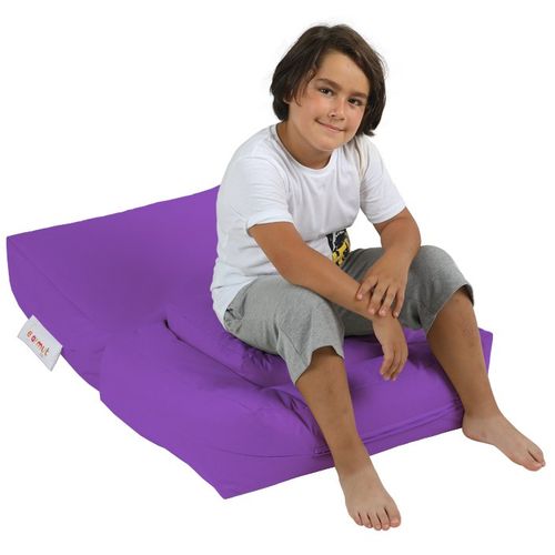 Atelier Del Sofa Single Kid - Purple Purple Garden Bean Bag slika 4