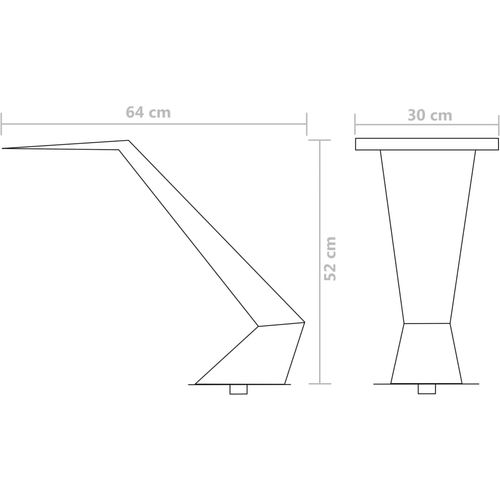 Fontana za bazen od nehrđajućeg čelika 64 x 30 x 52 cm srebrna slika 26