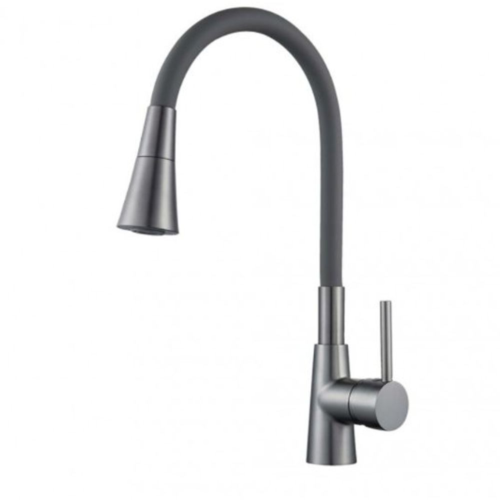 Inter Ceramic slavina za sudoper havana + set za ugradnju zinc/mesing gun grey slika 1