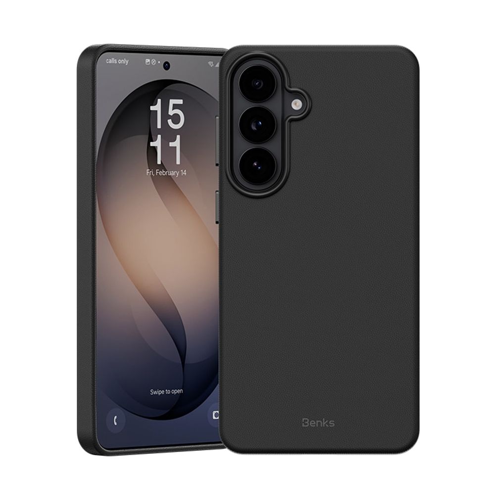 Benks Magnetic Vita Pro silikonska maskica za Samsung Galaxy S26 crna slika 1