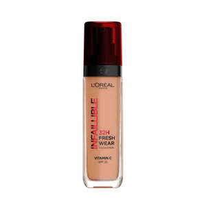 L'Oreal Paris Infaillible 32H Fresh Wear tečni puder 300 Amber