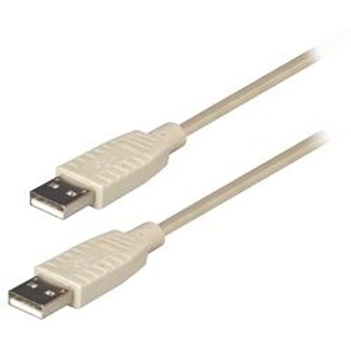 Transmedia USB 2.0 AA, 3m beige slika 1