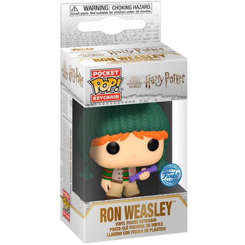 Pocket POP Keychain Harry Potter Holiday Ron Exlusive slika 1