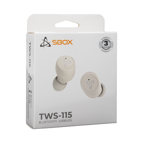 Sbox EARBUDS Slušalice + mikrofon Bluetooth EB-TWS115 Bež slika 5