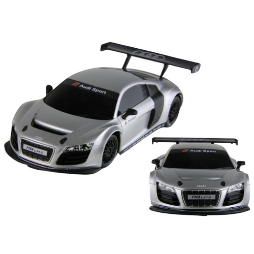 Licencirani auto na daljinsko upravljanje AUDI R8 LMS 1:24 - srebrni slika 1