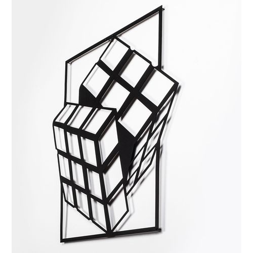 Wallity Metalna zidna dekoracija, Rubik's Cube slika 3