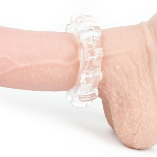 Lovetoy Power Plus penis prsten 1,6cm transparent slika 8