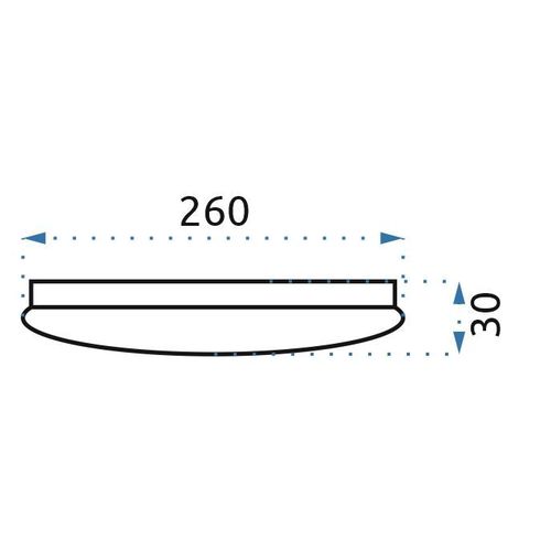 TOOLIGHT Svjetiljka Plafon 26cm Okrugla bijela 12W APP719-1C slika 11