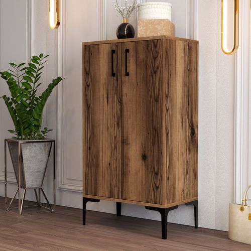 Woody Fashion Ormar za cipele, Prag - Walnut slika 1