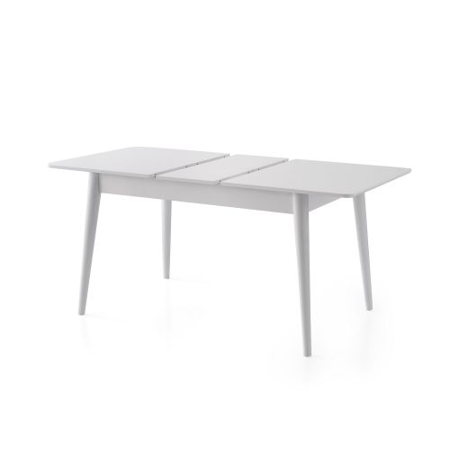 Lotus - 1124 White Extendable Dining Table slika 5