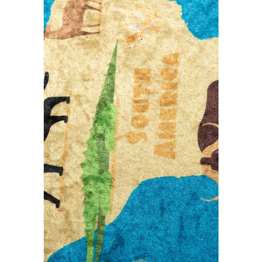 Šareni tepih "Mapa svijeta" (140 x 190 cm) slika 5